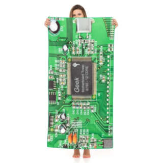 Motherboard Computer Strandhandduk