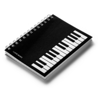 Piano Anteckningsbok