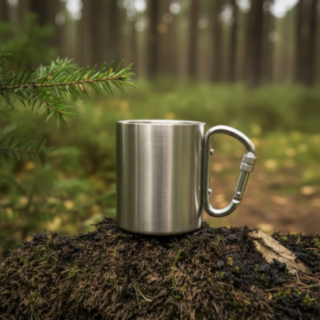 Karbinhake Outdoor Mugg Stål