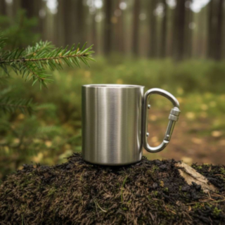 Karbinhake Outdoor Mugg Stål
