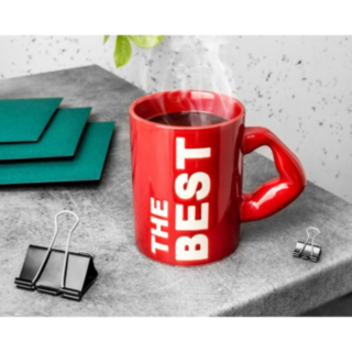 The Best Mugg Muskelhandtag Röd