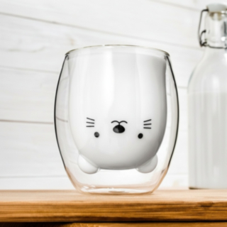 Katt Dubbelt Termoglas
