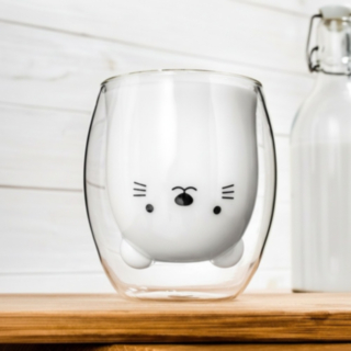 Katt Dubbelt Termoglas