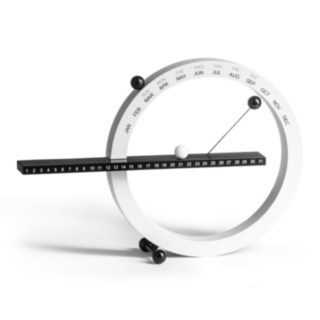 Magnetisk Evighetskalender Vit