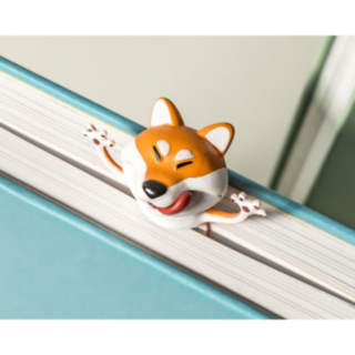 Hund Shiba Inu 3D Bokmärke