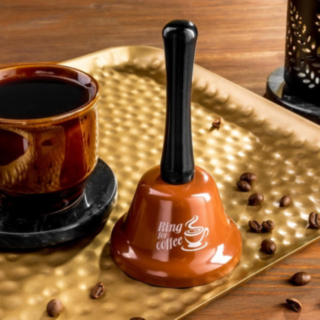 Ring For Coffee Bordsklocka
