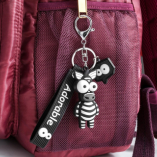 3D Zebra Nyckelring