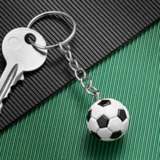 Mini Fotboll Nyckelring