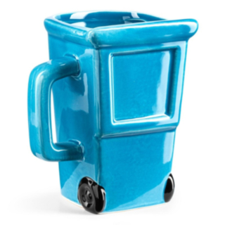 Soptunna Mugg Blå