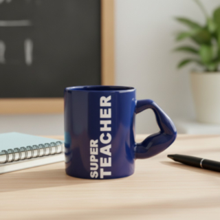Super Teacher Mugg Blå