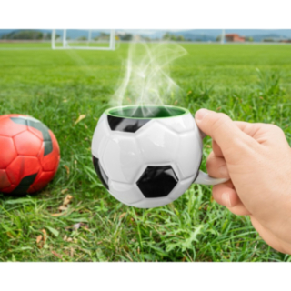 Fotboll Mugg Grön Insida