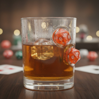 D&D Tärning Glas