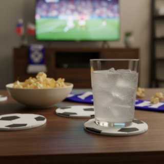 Fotboll Glasunderlägg