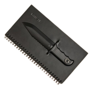 3D Taktisk Kniv Anteckningsbok