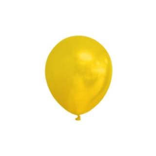 Miniballonger Metallisk Pearl Gul