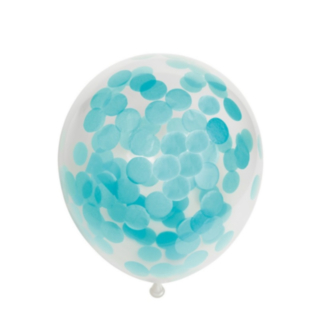 Konfettiballonger Babyblå