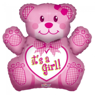 Nalle It's A Girl Folieballong
