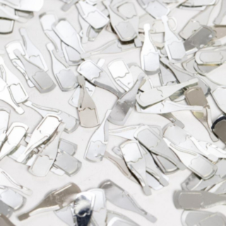 Champangeflaska Konfetti Silver