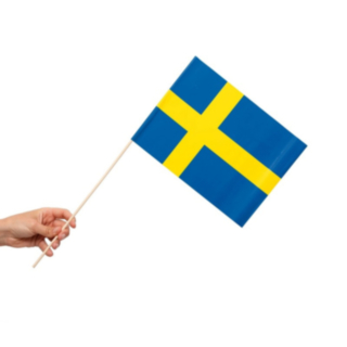 Sverige Flagga På Pinne