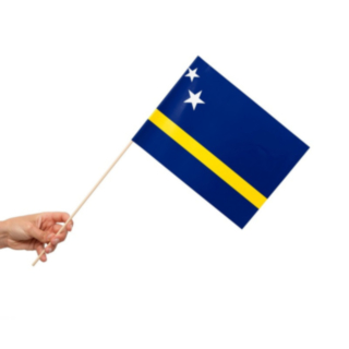 Curacao Flagga På Pinne