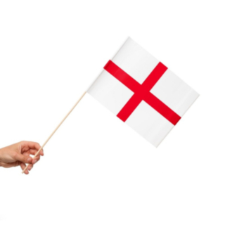 England Flagga På Pinne