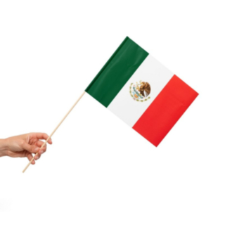 Mexiko Flagga På Pinne