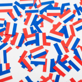 Nederländerna Flagga Konfetti