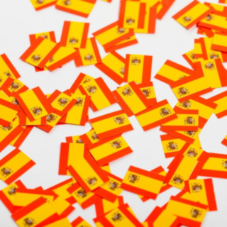 Spanien Flagga Konfetti