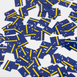 Curaçao Flagga Konfetti