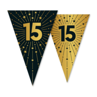15 År Golden Celebrations Vimpelgirlang