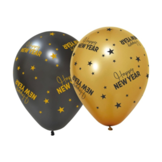 Happy New Year Golden Celebrations Latexballonger