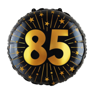 85 År Golden Celebrations Folieballong