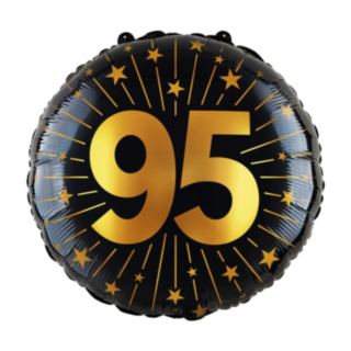 95 År Golden Celebrations Folieballong