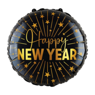 Happy New Year Golden Celebrations Folieballong