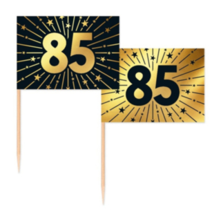 85 År Golden Celebrations Tårtpinnar