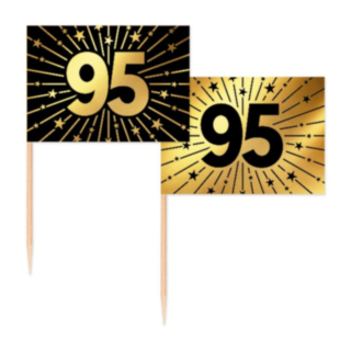 95 År Golden Celebrations Tårtpinnar