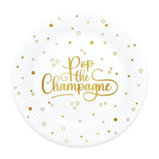 Pop The Champagne Papperstallrikar