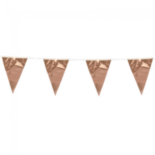 Vimpelgirlang Metallic Roséuld