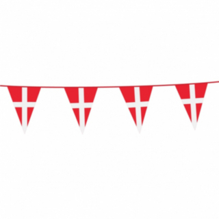 Dannebrogen Vimpel Flaggirlang