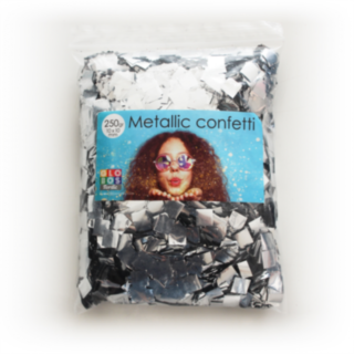 Konfetti Metallisk Silver