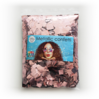 Konfetti Metallisk Roséguld
