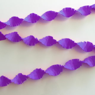 Crepepapper Girlang Violett