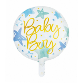 Baby Boy Folieballong Blå