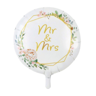 Mr & Mrs Blommig Folieballong