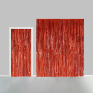 Glitterdraperi Orange