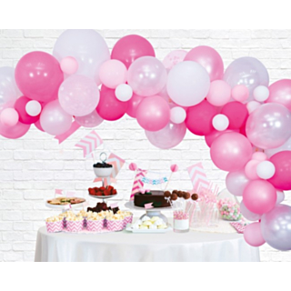 Ballongbåge DIY Rosa