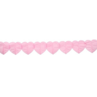 Hjärta Girlang Babyrosa