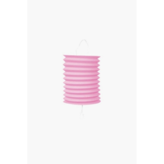 Cylinder Papperslykta Ljusrosa