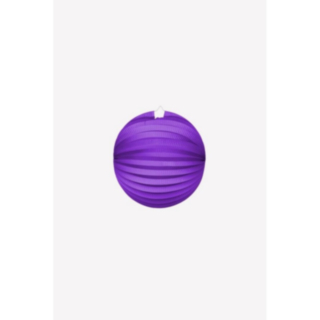 Rund Papperslykta Lila