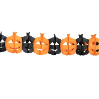 Pumpa Girlang Svart/Orange